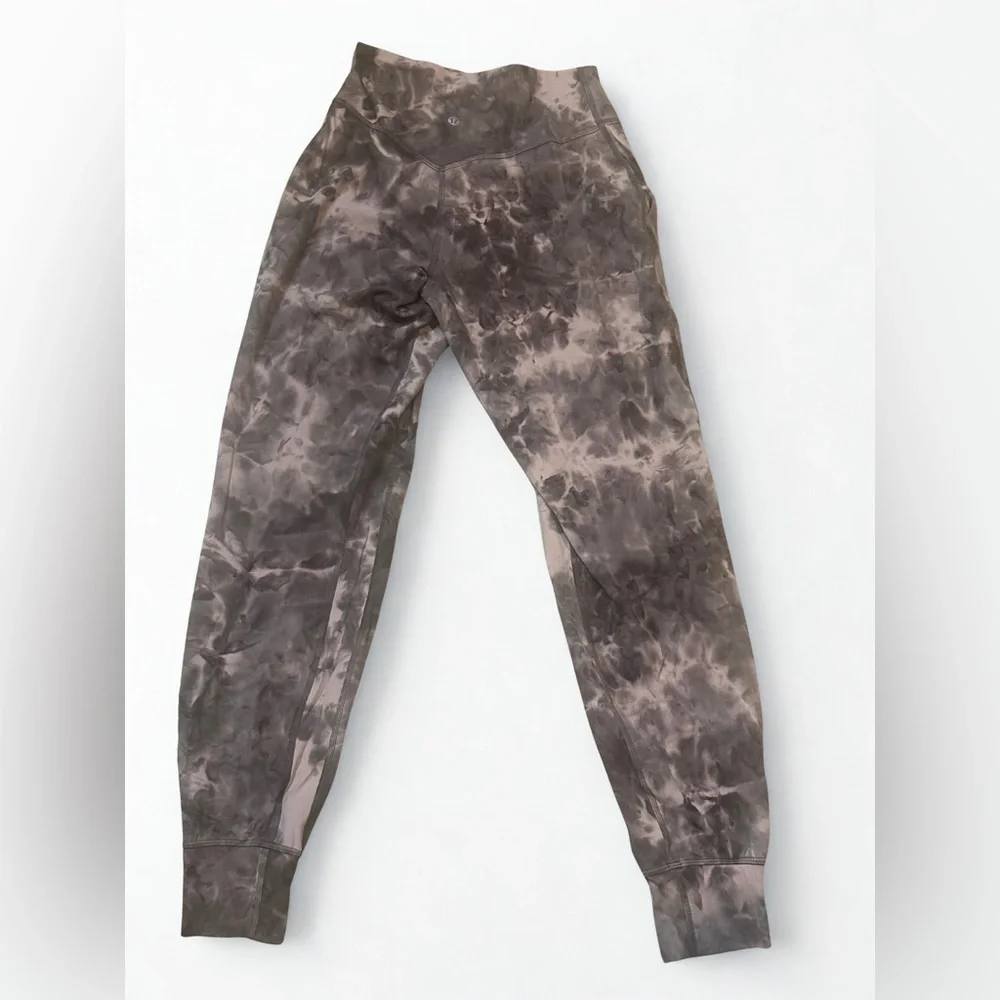 lululemon athletica Gray Tie-Dye Marble Joggers Size 4 MSRP $118